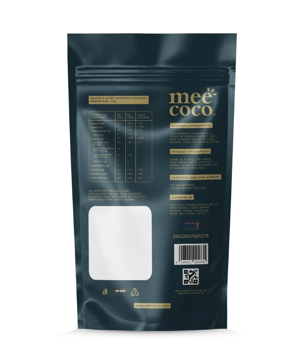 Meecoco Roasted & Salted California Pistachios