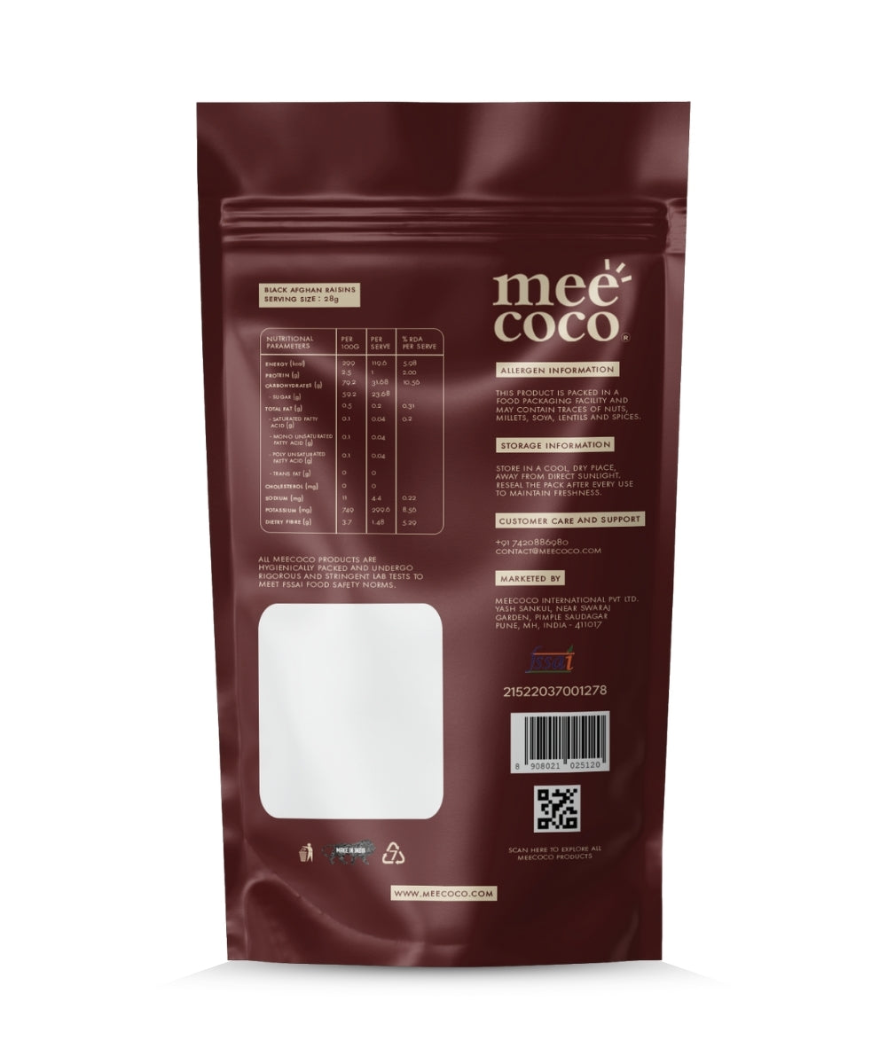 Meecoco Black Afgan Raisins
