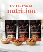 Combo of 3: Almonds + Cashews + Walnuts (200gm x 3)
