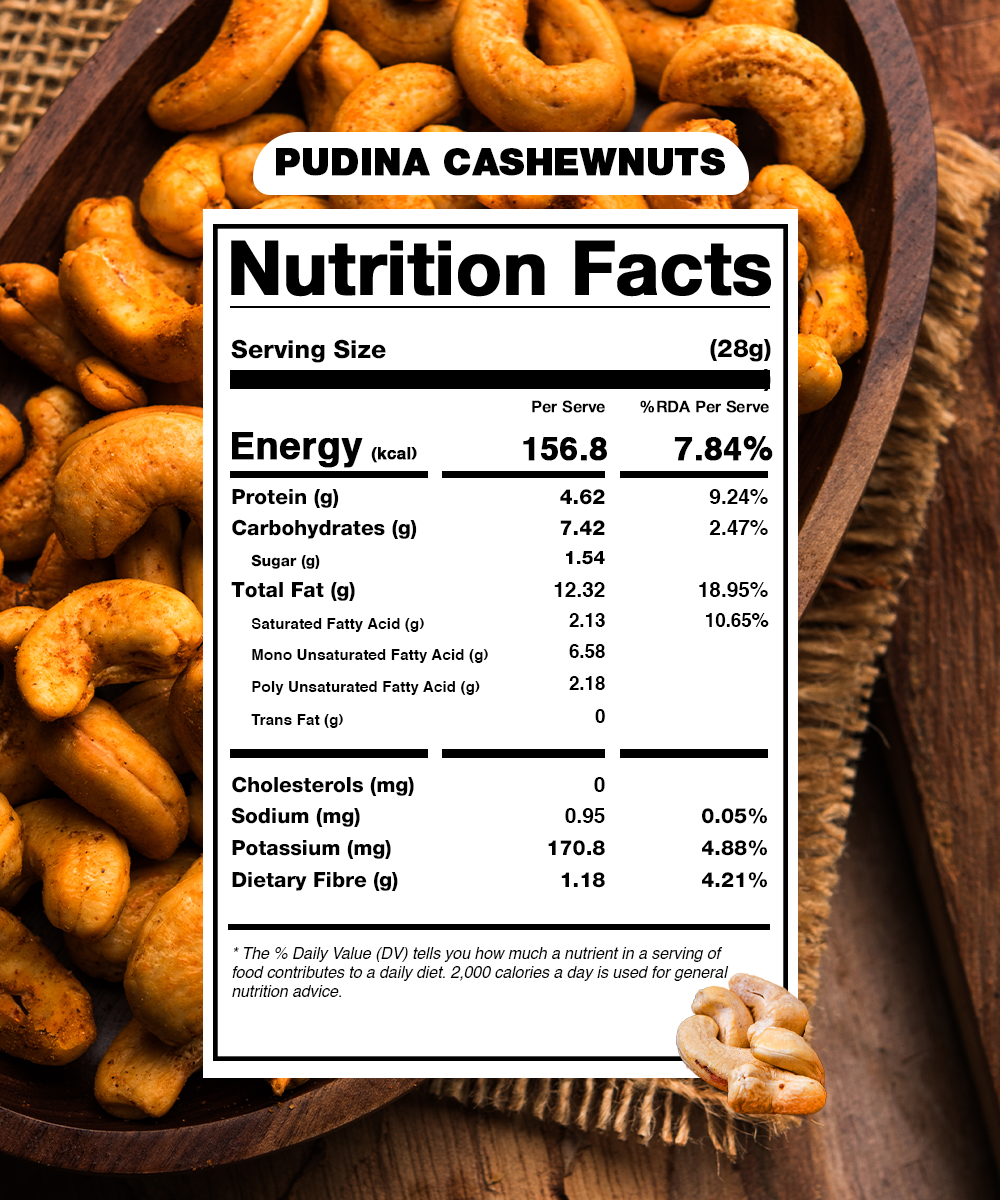 Meecoco Pudina Cashewnuts
