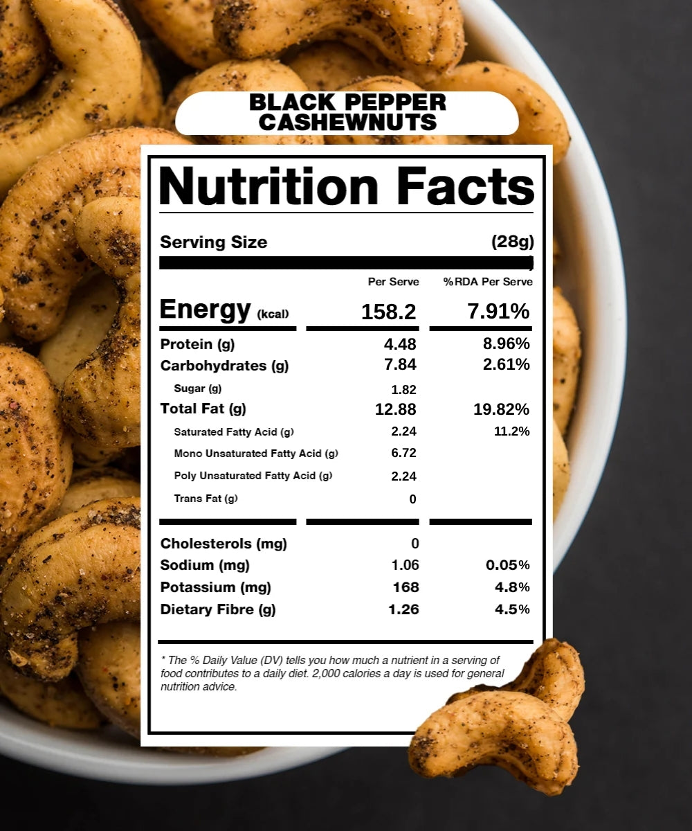 Meecoco Black Pepper Cashewnuts